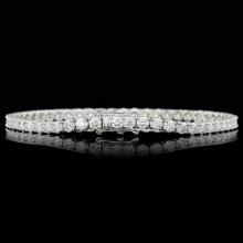 18k White Gold 6.50ct Diamond Bracelet