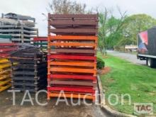 85 Piece Stacked Metal Racking System Of Various Sizes
