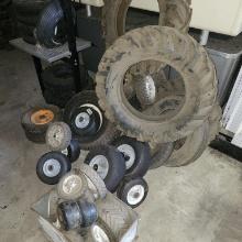 Lot - Assorted Mower Tires