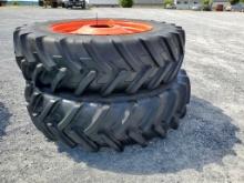 Kubota  Rear Tires on Wheels