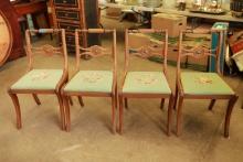 4 Duncan Phyfe Stlye Chairs