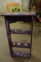 Painted Purple Shelf