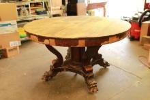 Ornate Victorian Oak Table