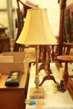 Gold Electric Lamp