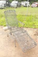 Wroiught Iron Chaise Chair