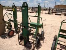 (2) Dual Cylinder Gas Welding Carts