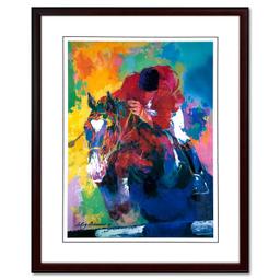 Leroy Neiman "United States Equestrian Team: Riding for America, Los Angeles 1984"
