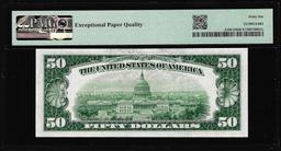 1950B $50 Federal Reserve Note Cleveland Fr.2109-D PMG Gem Uncirculated 66EPQ