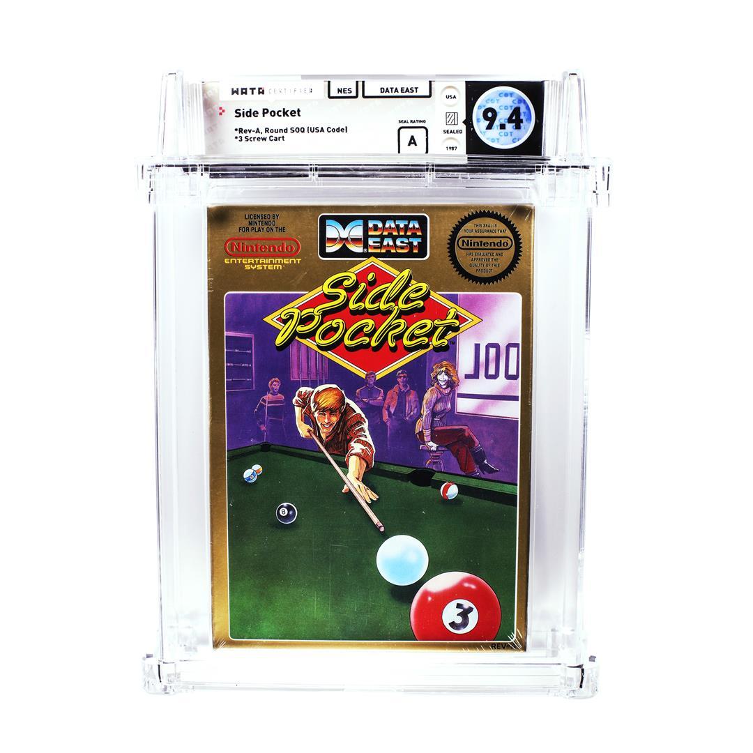 Side Pocket NES Nintendo Sealed Video Game WATA 9.4/A