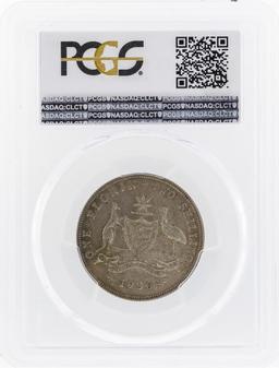 1936(m) Australia Florin Silver Coin PCGS AU53