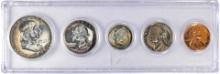1963 (5) Coin Proof Set Amazing Toning