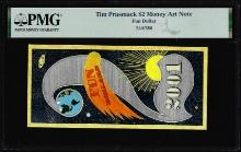 2001 $2 Tim Prusmack Money Note Fun Dollar #244/250 PMG Certified