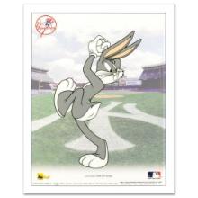 Looney Tunes "Bugs Bunny Pitching with the Yankees" Limited Edition Sericel