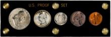 1961 (5) Coin Proof Set Amazing Toning