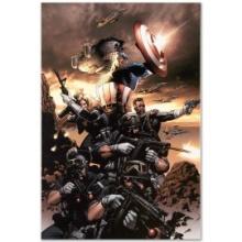 Marvel Comics "Captain America N9" Limited Edition Giclee On Canvas