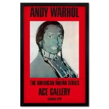 Andy Warhol (1928-1987) "The American Indian Series (Red)" Limited Edition Poster