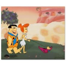 Hanna-Barbera "The Flintstones Walking Dino" Limited Edition Sericel