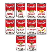 Andy Warhol "Soup Can Series 2" Limited Edition Serigraph On Board
