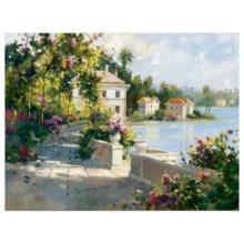 Marilyn Simandle "Riviera Walk" Limited Edition Giclee on Canvas