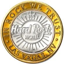 .999 Silver Hard Rock Hotel Las Vegas, Nevada $10 Casino Limited Edition Gaming Token