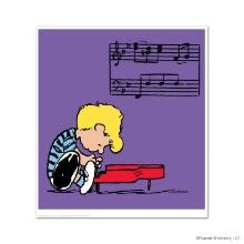 Peanuts "Schroeder" Limited Edition Giclee On Paper
