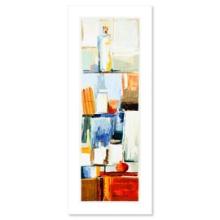 Adriana Naveh "Bookcase II" Limited Edition Serigraph on Paper