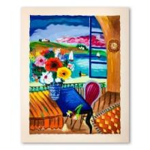 Shlomo Alter (1936-2021) "Lake View" Limited Edition Serigraph on Paper