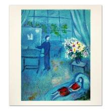 Chagall (1887-1985) "L'artiste Et Son Modele" Limited Edition Lithograph on Paper