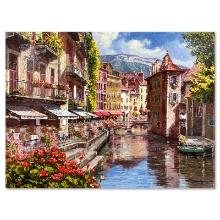 Sam Park "Afternoon in Annecy" Limited Edition Serigraph on Paper