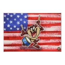 Looney Tunes "Patriotic Series: Taz" Limited Edition Giclee on Canvas