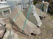 (2) Triangular Sign Boulders, Sold by the Pallet
