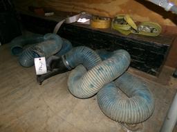 Group of 4'' Blue Duct Hose (In Trailer)