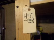 Wooden 12 Shelf Unit, 61'' x 21'' x 69''