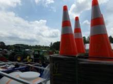(50) New, Orange Traffic Cones (50 X BID PRICE)