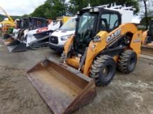 Case SV300 Skid Steer, EROPSCab w/AC, Hand Controls, 3,667 Hours, High Flow