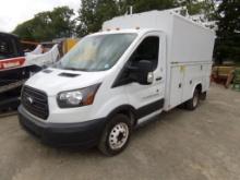 2018 Ford Transit 350 HD Enclosed Service Van, White, Auto, 150,077 Miles,
