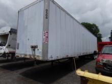 48' Wabash Box Trailer, Barn Doors, 1996 Model Year, No VIN # on Tag