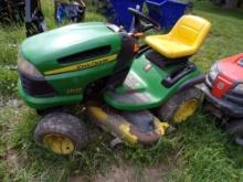 John Deere LA130 Automatic Riding Mower with 48'' Deck, 21 HP Briggs and St