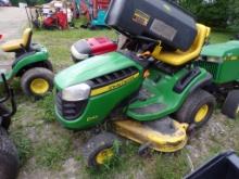 John Deere D140 Riding Mower with 48'' Deck, 22 HP Engine with Bagging Unit