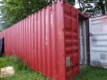 40' Shipping/Storage Container with Double Door Opening on End, Cont.# LONU