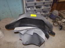 Group Of Black, Rubber, Sheet Material (Shop Tool Room)