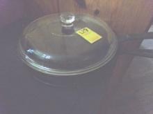 (2) 10 1/2'' Cast Iron Skillets With One Lid, Wagner and Lodge (Dining Room