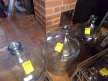 (3) 5 Gal. Glass Water Jugs, VR Brand, Mexico Made (Living Room)