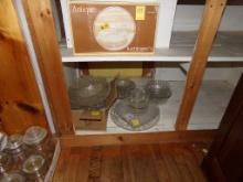 Vintage Look Fancy Glass Plates, Servers, Bowls, Etc., Bring a Box or Tote