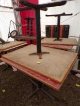 (2) 30'' x 42'' Pedestal Dining Tables