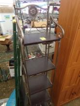 (2) Plant Stands-5-Tier and Green Folding