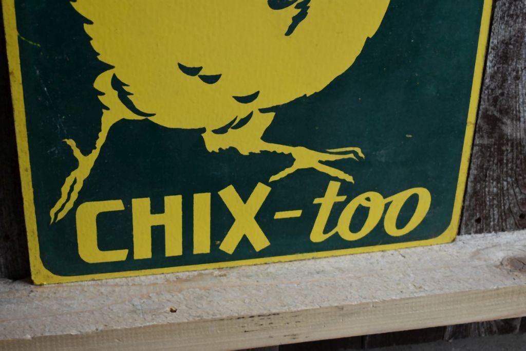 PRESSBOARD CHIX-TOO SIGN, 16" x 16"