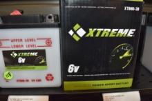 XTREME 6V POWER SPORT BATTERY, MODEL XT6N6-3B, 6V, 6AH