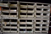 (6) PARTS STORAGE UNITS, EACH WITH SIX PULL-OUT DRAWERS,