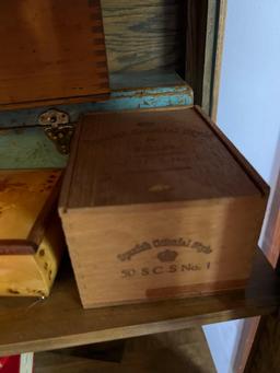 jewelry box, wooden boxes, primitives, and more
